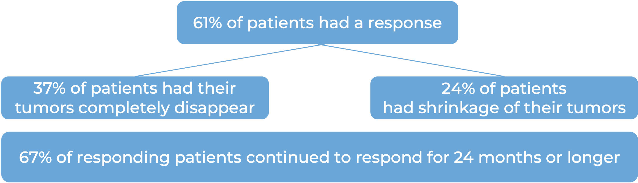 Results after treatment with Elrexfio Results after treatment with Elrexfio (diagram)